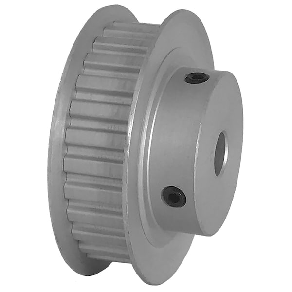 B&B Manufacturing 28XL037-6FA4, Timing Pulley, Aluminum, Clear Anodized, 28XL037-6FA4 - main